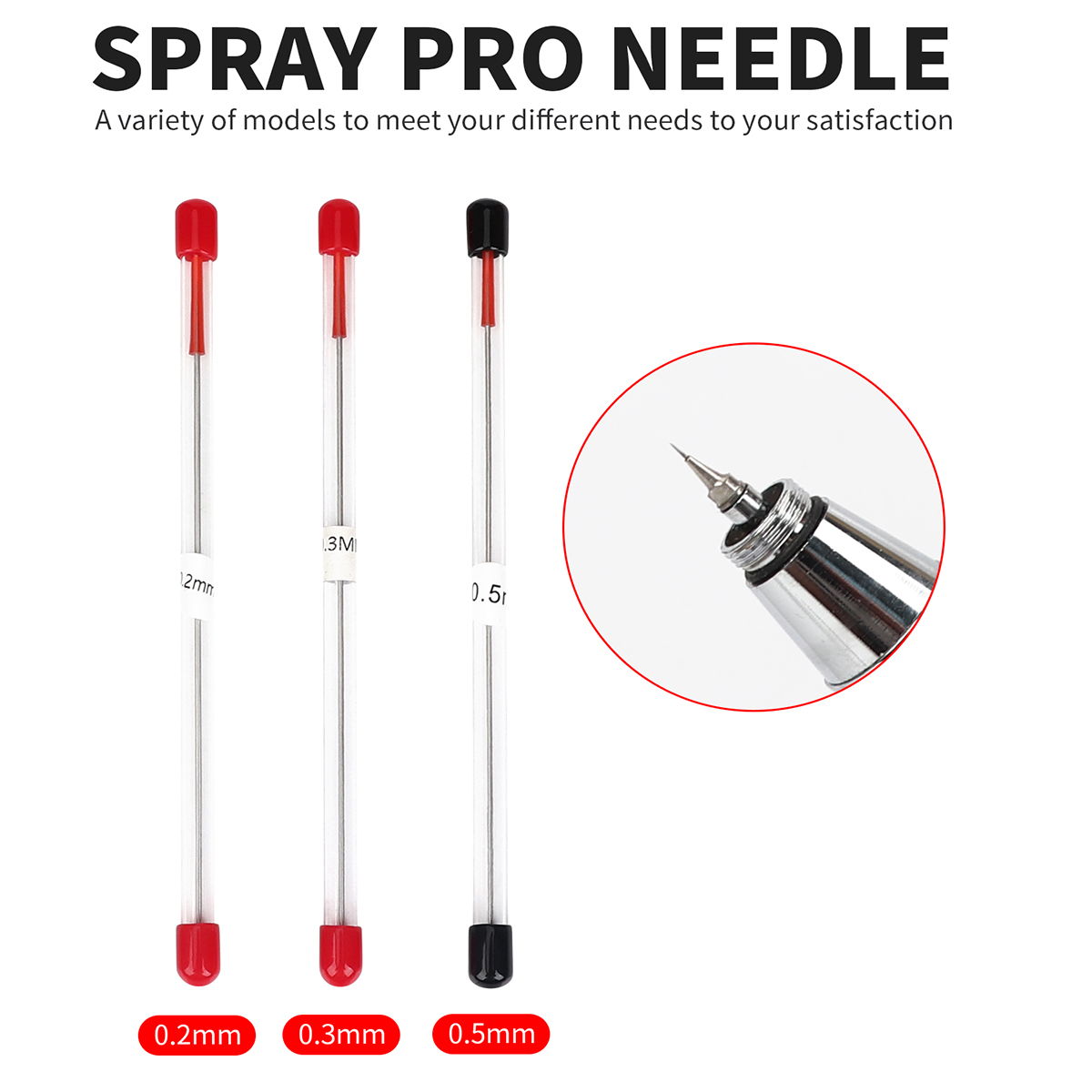 3pcs set 0.2/0.3/0.5mm Airbrus - Airbrush Kit With Mini Compressor 评论和价格