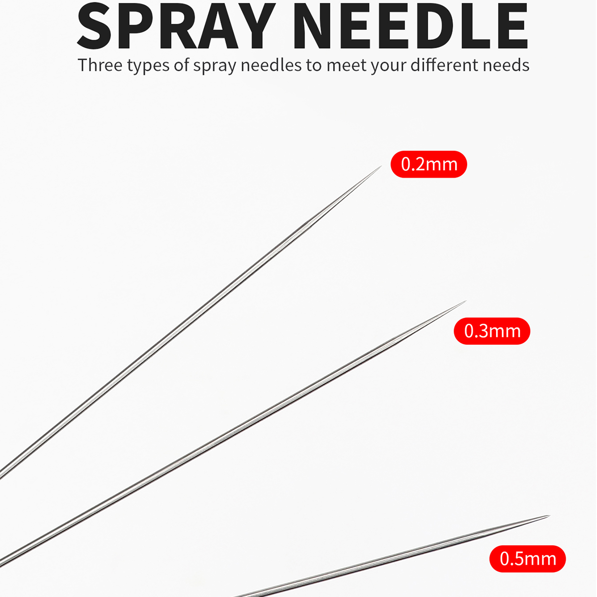 3pcs set 0.2/0.3/0.5mm Airbrus - Airbrush Kit With Mini Compressor 评论和价格