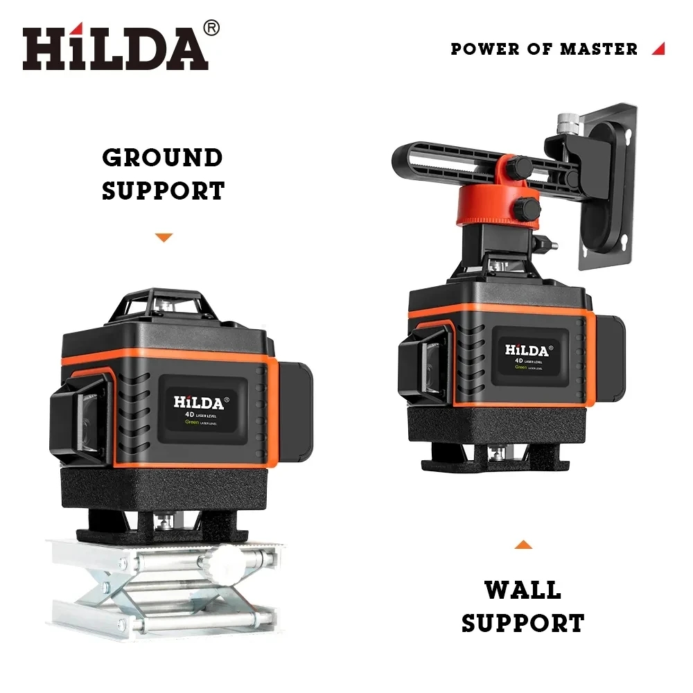 HILDA 16/12Lines 4D Laser Leve - Laser Level 16 Lines 4D Green 评论和价格