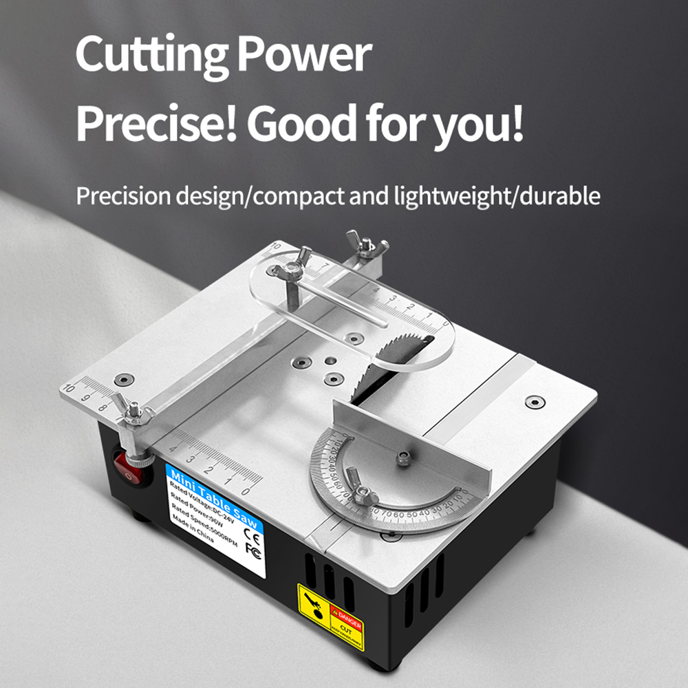 DC24V Household Miniature Wood - Mini Table Saw For Woodworking 评论和价格