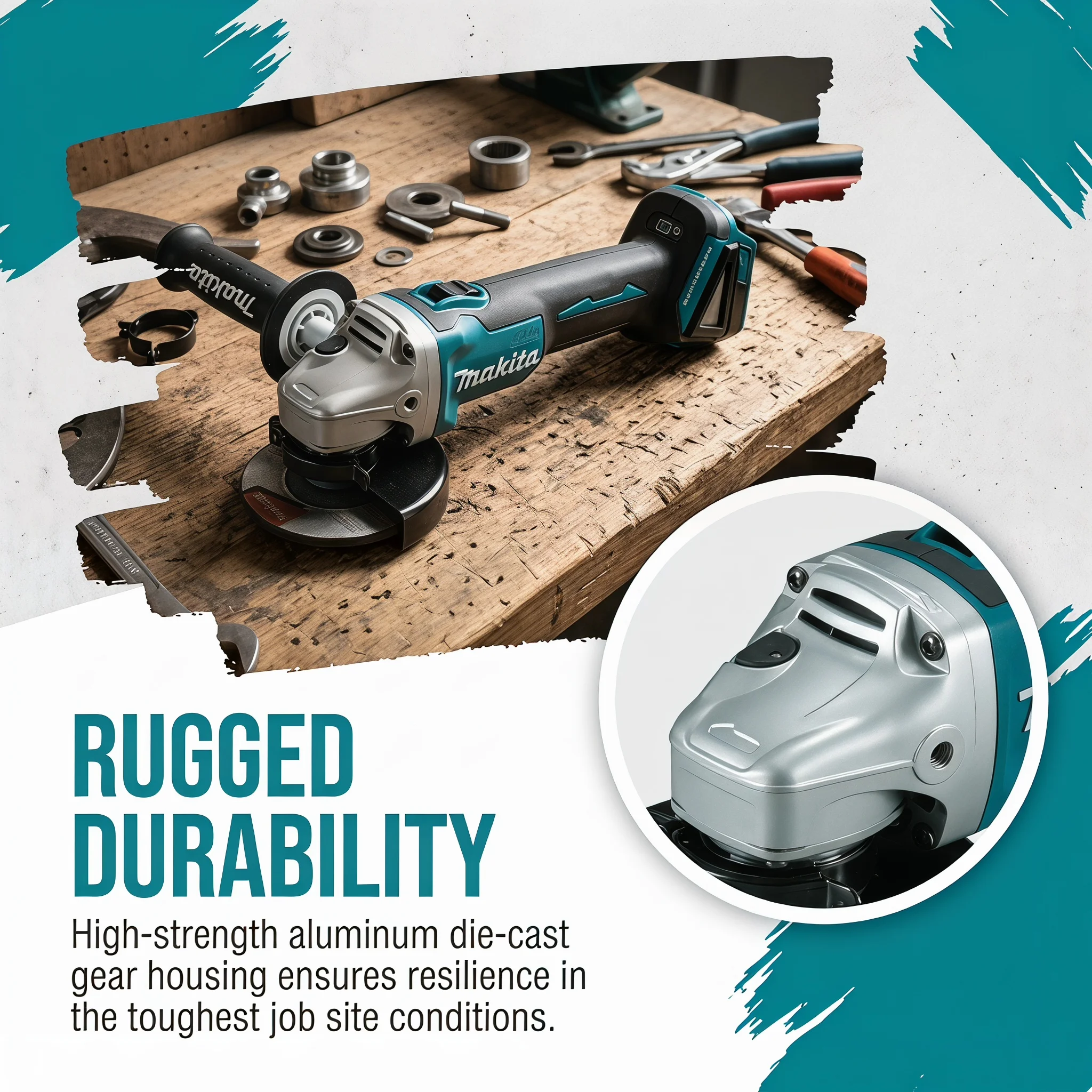 Makita DGA404 Rechargeable Bru - Brushless Angle Grinder Battery Powered 评论和价格