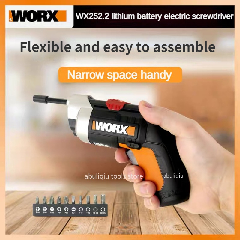 Worx WX252.2 4V Mini Electrica - Electric Screwdriver Rechargeable Usb 评论和价格
