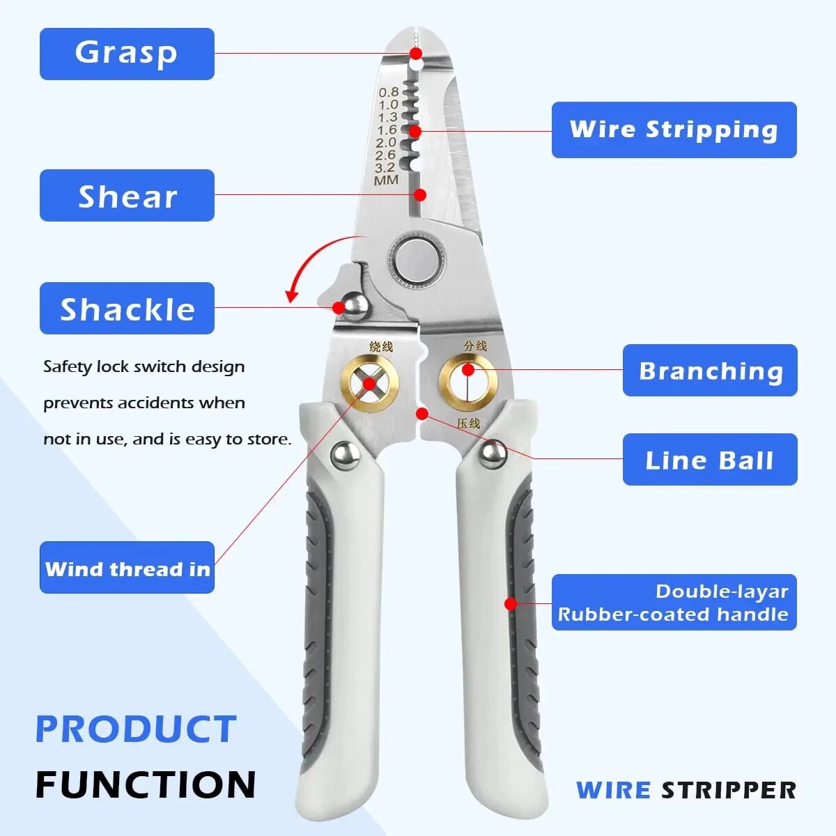 6 In 1 Wire Stripper Special W - Automatic Wire Stripper Cutter 评论和价格