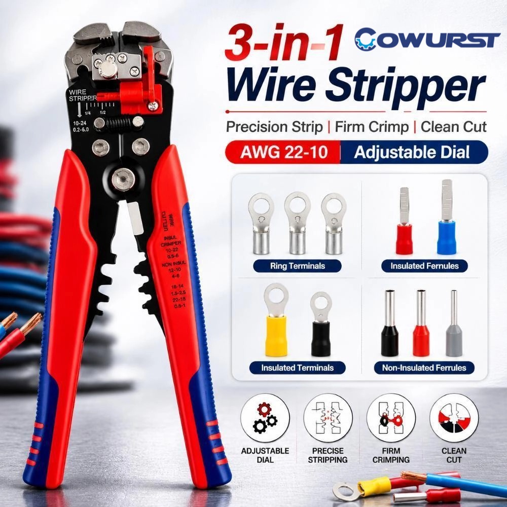 Multifunctional 3 in 1 Wire St - Automatic Wire Stripper Cutter 评论和价格