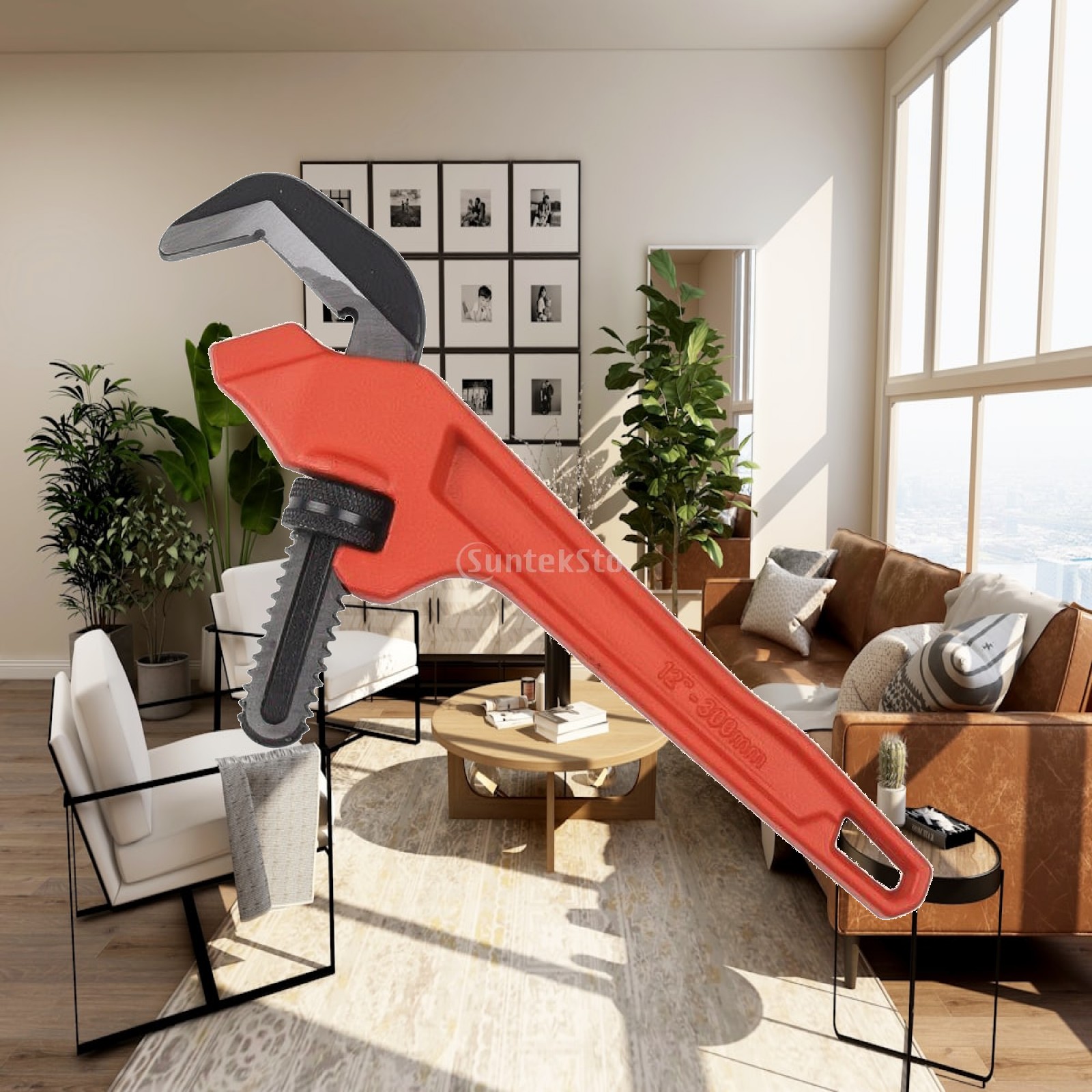 Hex Pipe Wrench Adjustable Wre - Plumbing 评论和价格