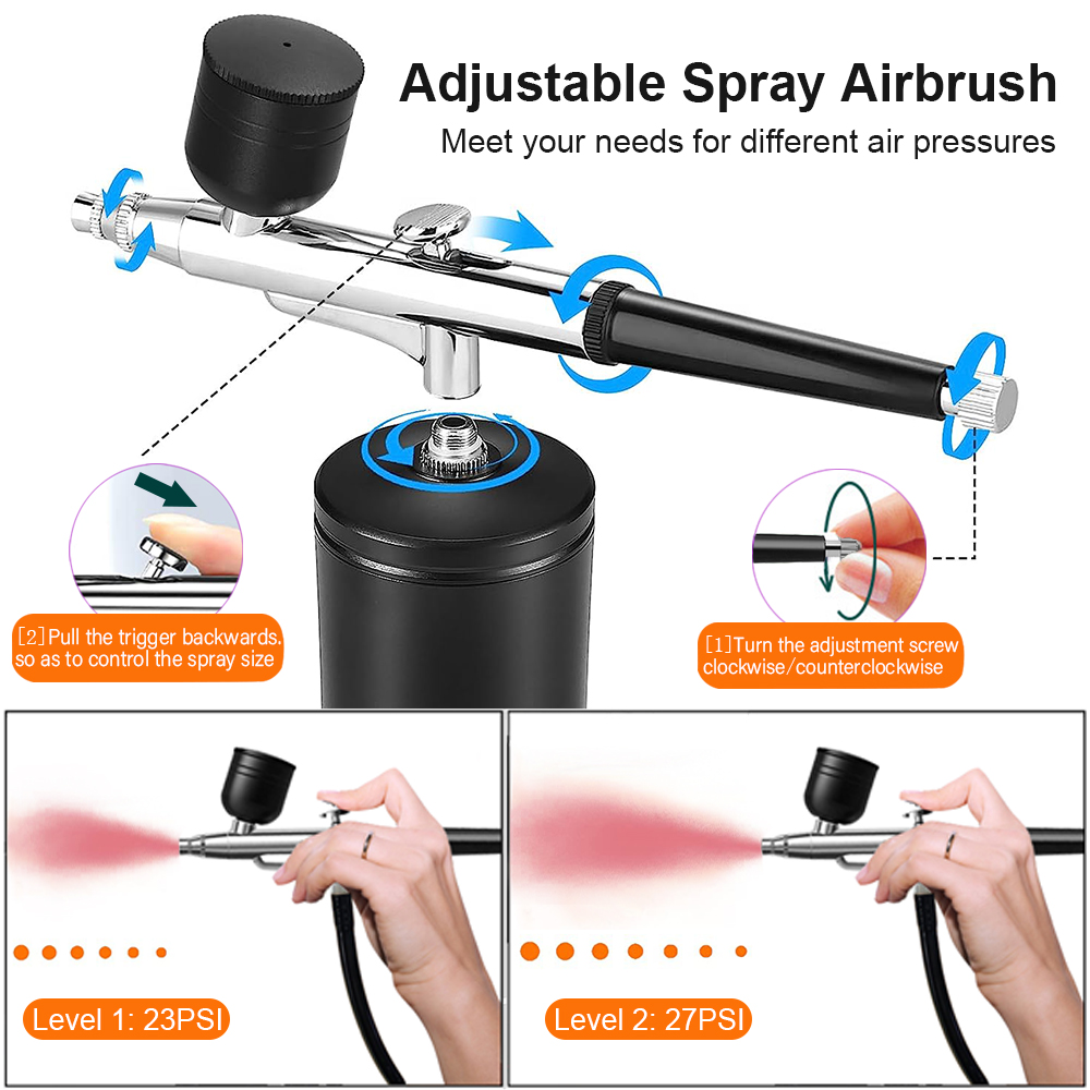 Airbrush Painting Airbrush wit - Airbrush Kit With Mini Compressor 评论和价格