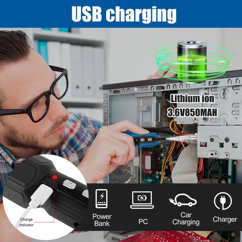 3.6V Electric Screwdriver with - Electric Screwdriver Rechargeable Usb 评论和价格