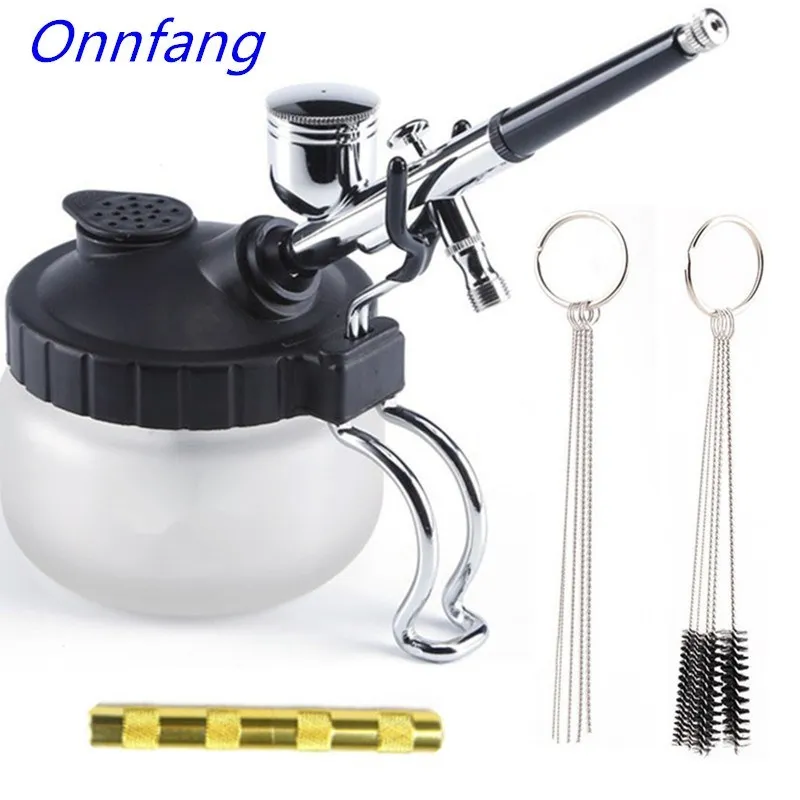 Airbrush Cleaning Pot Stabiliz - Airbrush Kit With Mini Compressor 评论和价格