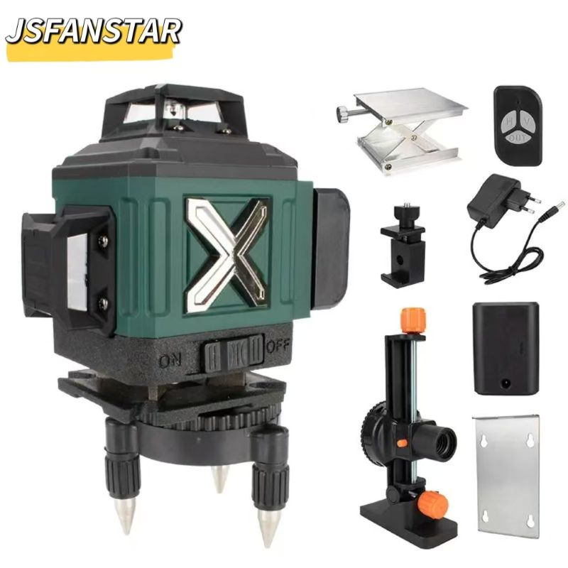 ATV4in1 Battery Powerd Adjusta - Laser Level 16 Lines 4D Green 评论和价格