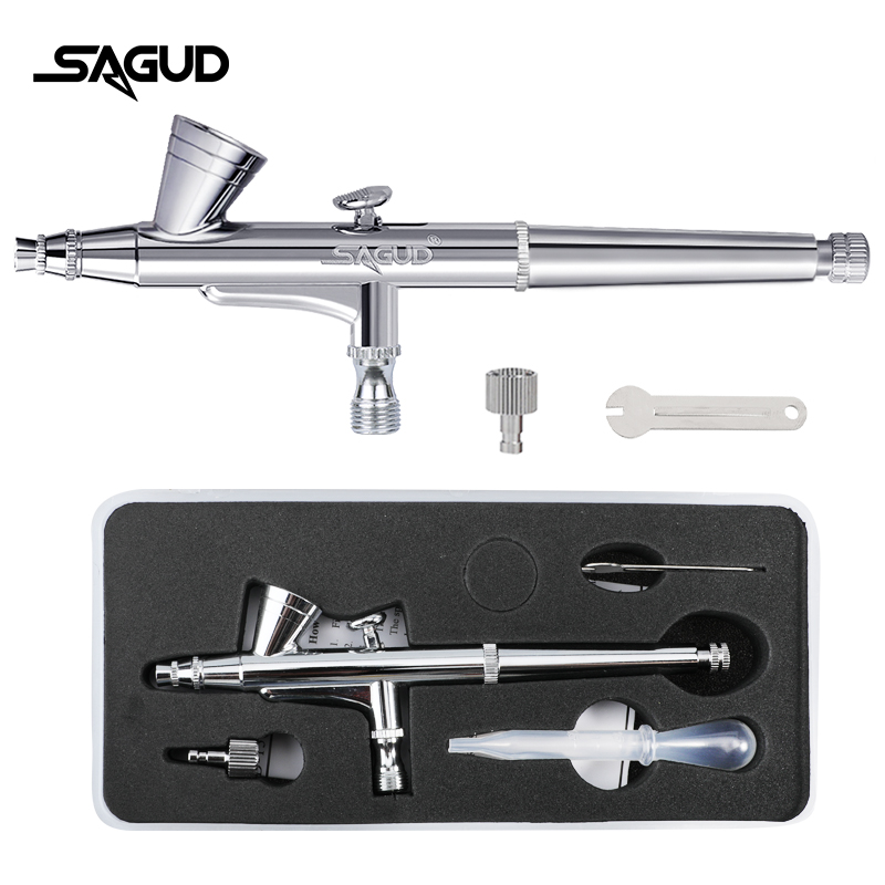 SAGUD Airbrush Model SD-135 0. - Airbrush Kit With Mini Compressor 评论和价格