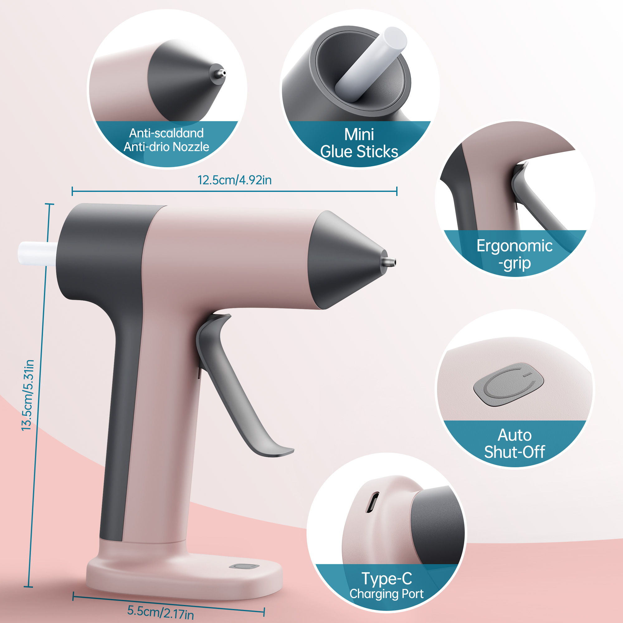 Wireless Hot Glue Gun Quick Pr - Hot Melt Glue Gun Cordless 评论和价格