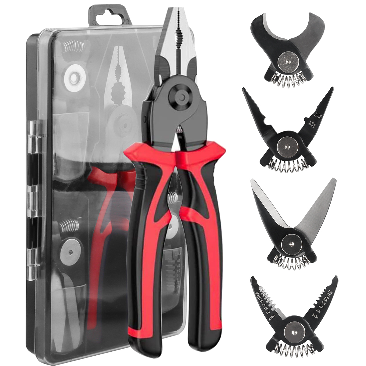 5 in1 Crimping plier Wire cutt - Automatic Wire Stripper Cutter 评论和价格