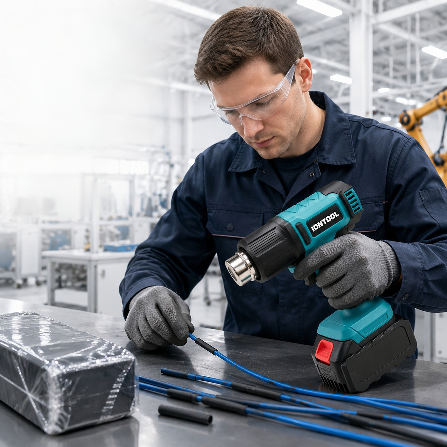 IONTOOL 550℃ Adjustable Temper - Cordless Heat Gun For Shrink Tubing 评论和价格