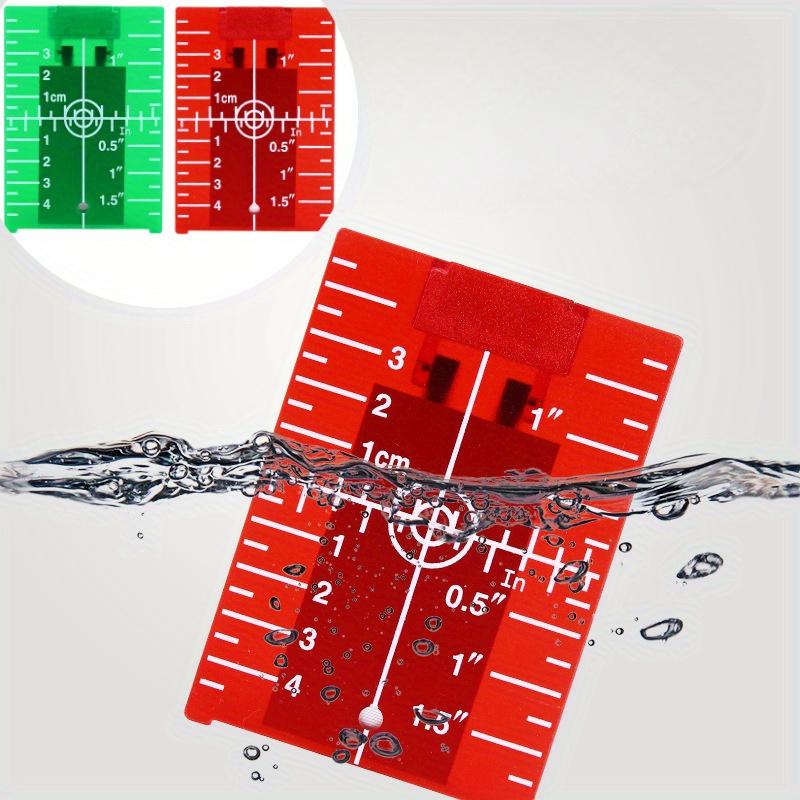 1PCS Inch Cm Laser Target Card - Laser Level 16 Lines 4D Green 评论和价格