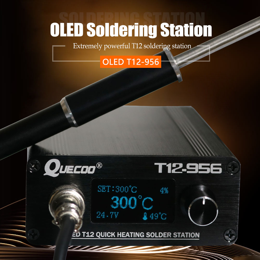 QUECOO T12-956 Soldering Digit - Digital Soldering Station T12 评论和价格