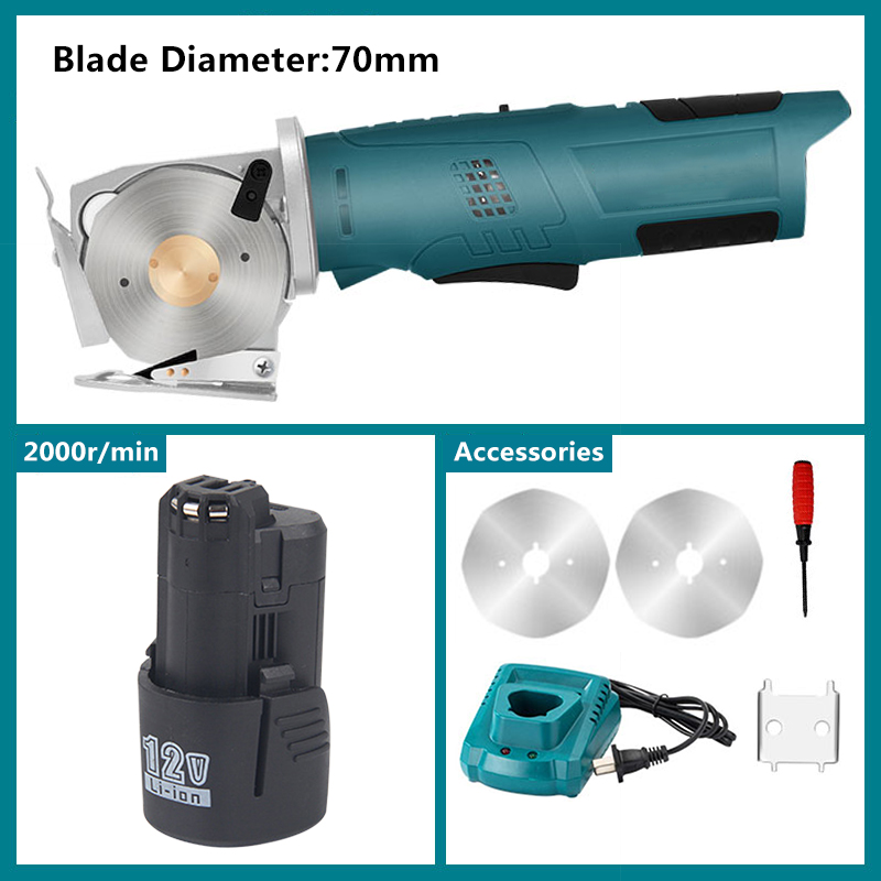12V Electric Round Scissors Co - Cordless Rotary Tool Kit Accessories 评论和价格