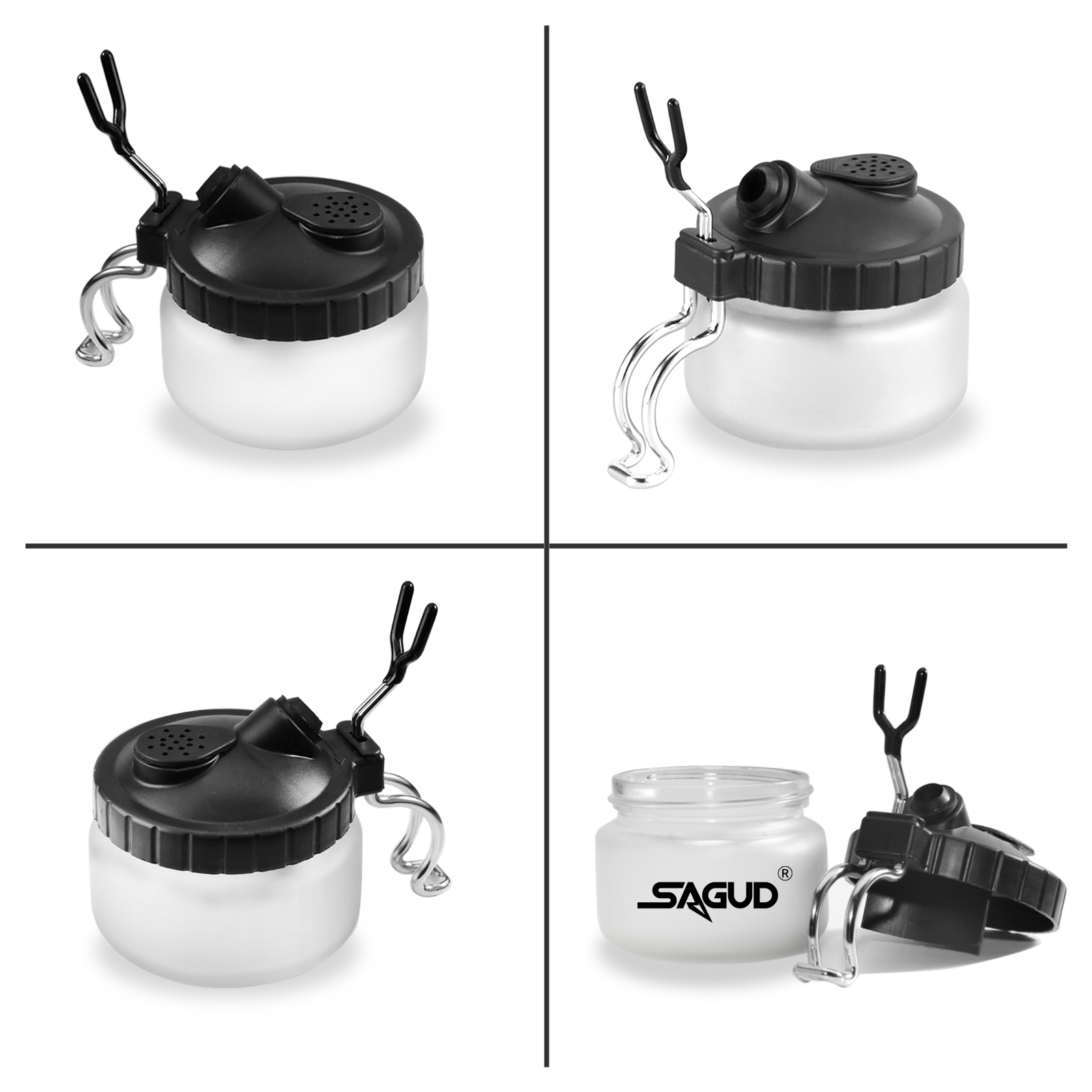 SAGUD 19PCS Airbrush Cleaning  - Airbrush Kit With Mini Compressor 评论和价格