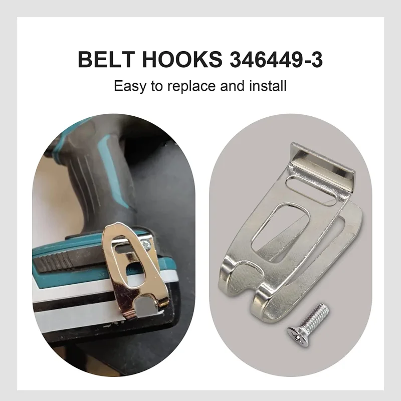 Belt Clip Hook With Screw For  - Brushless Cordless Electric Drill 18V 评论和价格