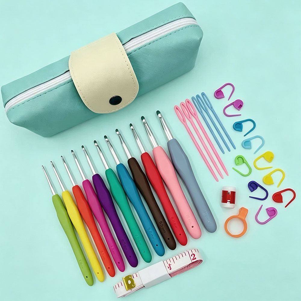37pcs Crochet Hooks Kits with  - Hardware 评论和价格